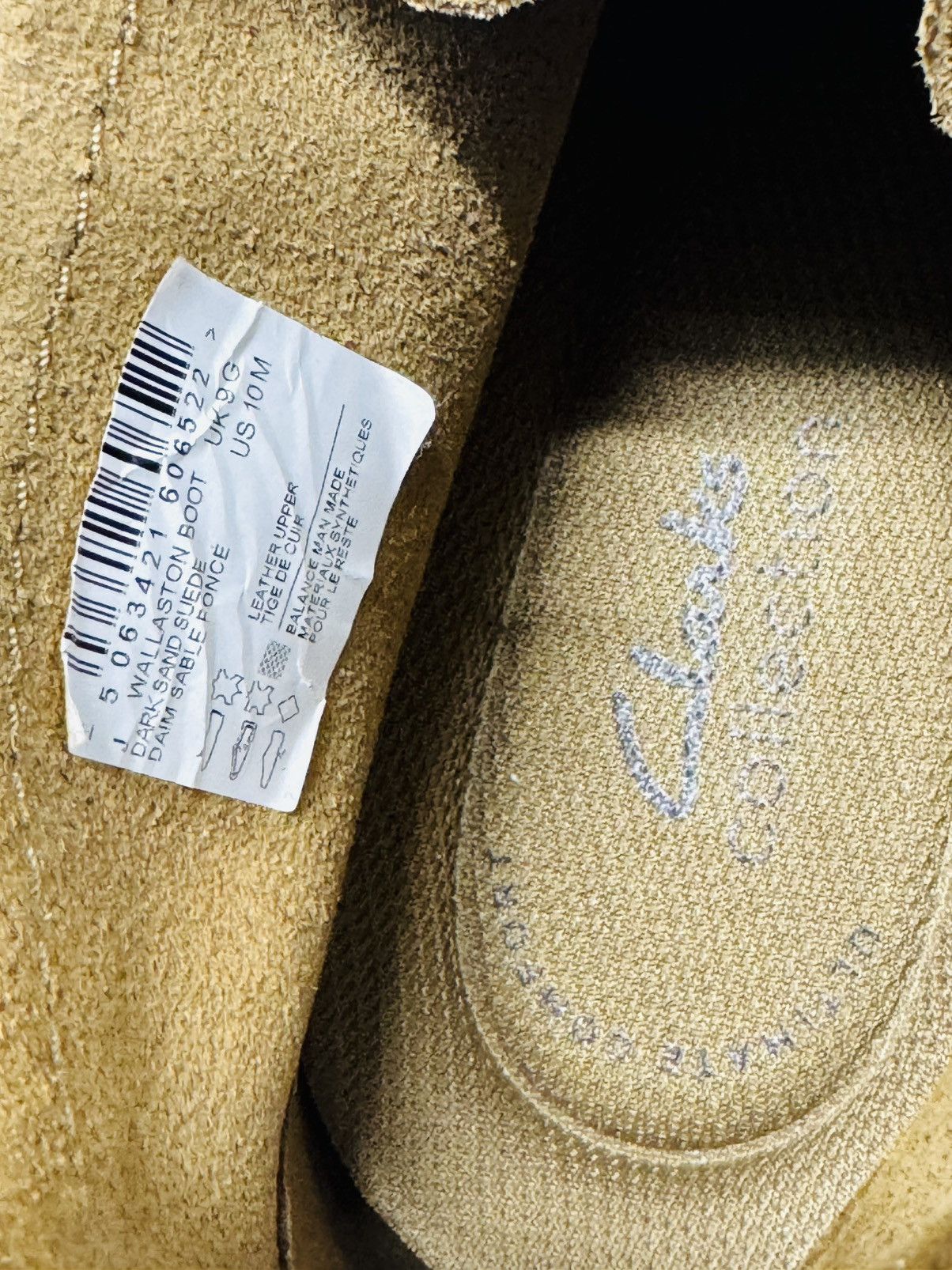 Clarks Clarks Wallaston Suede Boots Dark Sand Size US 10 / EU 43 - 7 Thumbnail