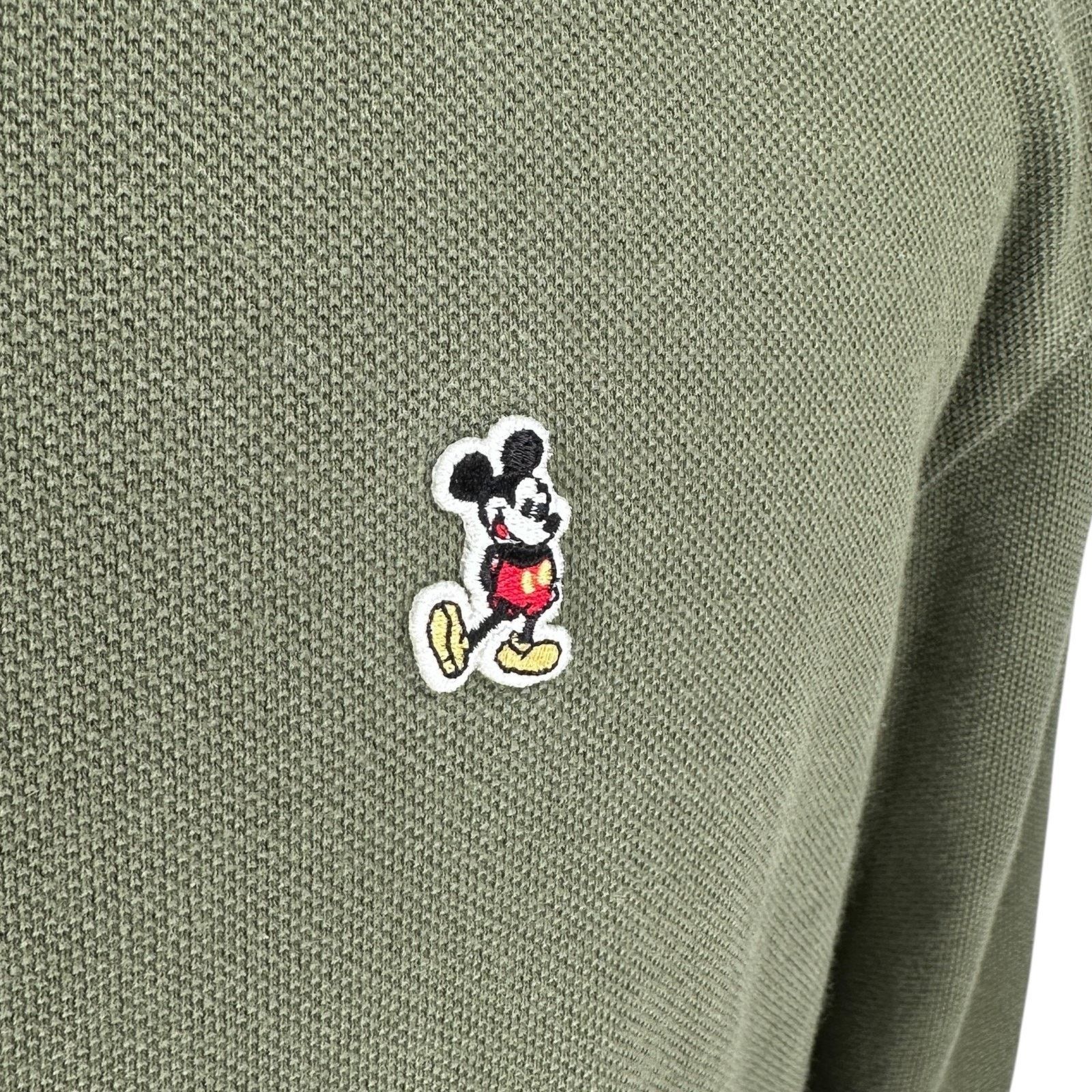 Disney Vintage Disney Mickey Mouse Polo Shirt Mens L Green Logo 90s Size US L / EU 52-54 / 3 - 3 Thumbnail