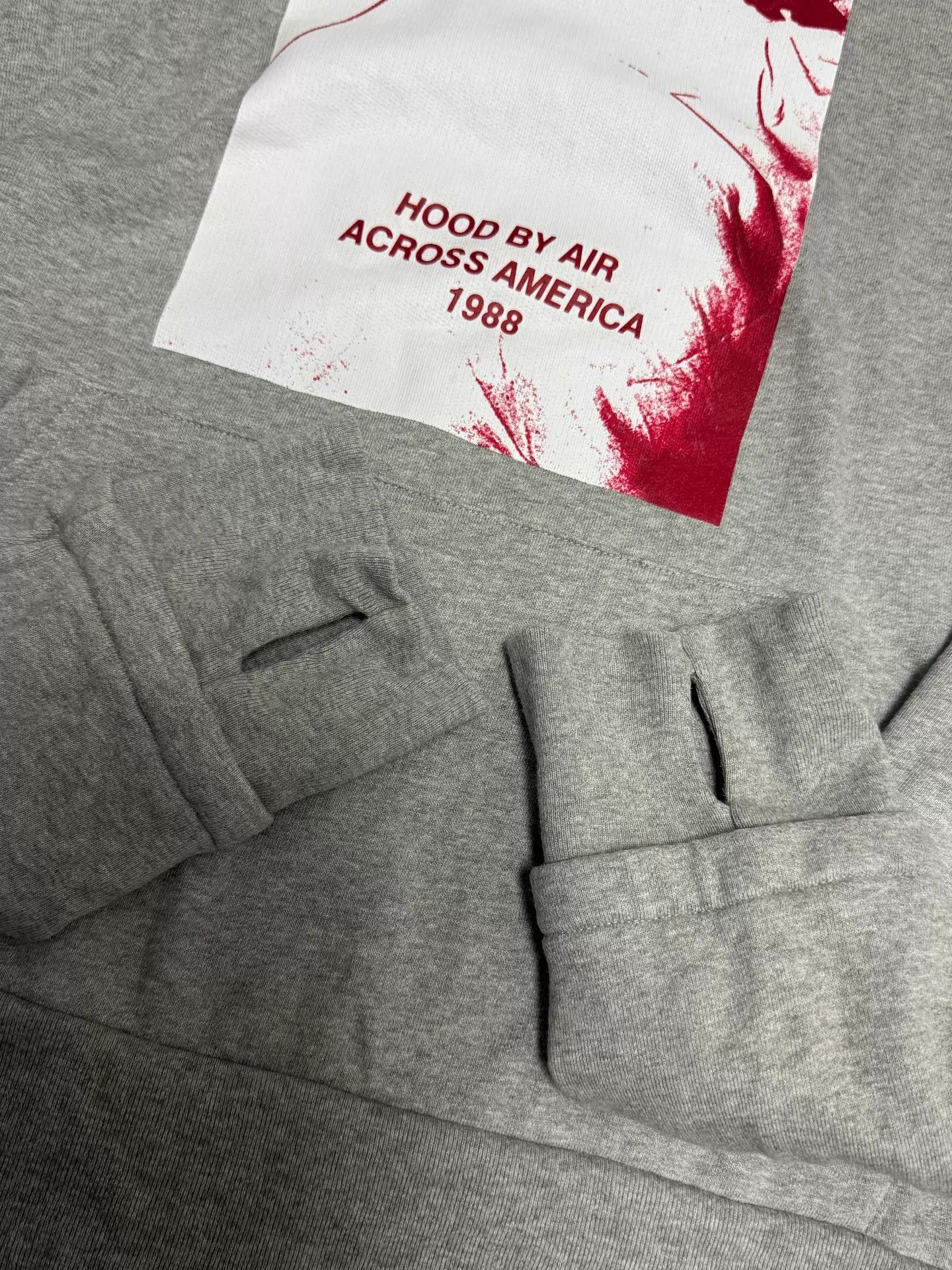 Hood By Air HBA Thief Portrait Ninja Sleeve Sweatshirt M 9.5/10 16fw Size US M / EU 48-50 / 2 - 2 Thumbnail