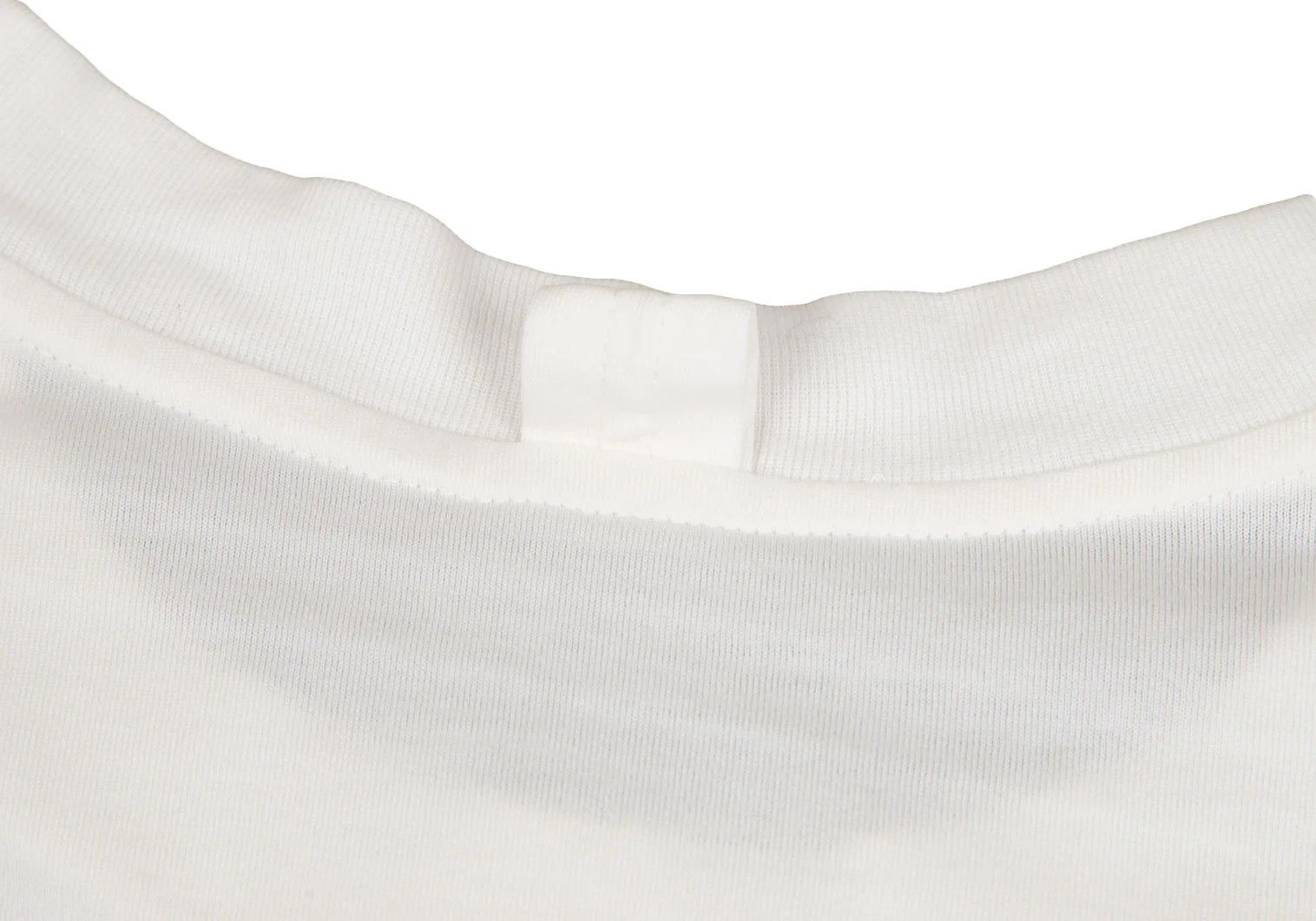 Issey Miyake Cotton Crew Neck T-Shirt Off White Size US S / EU 44-46 / 1 - 9 Thumbnail