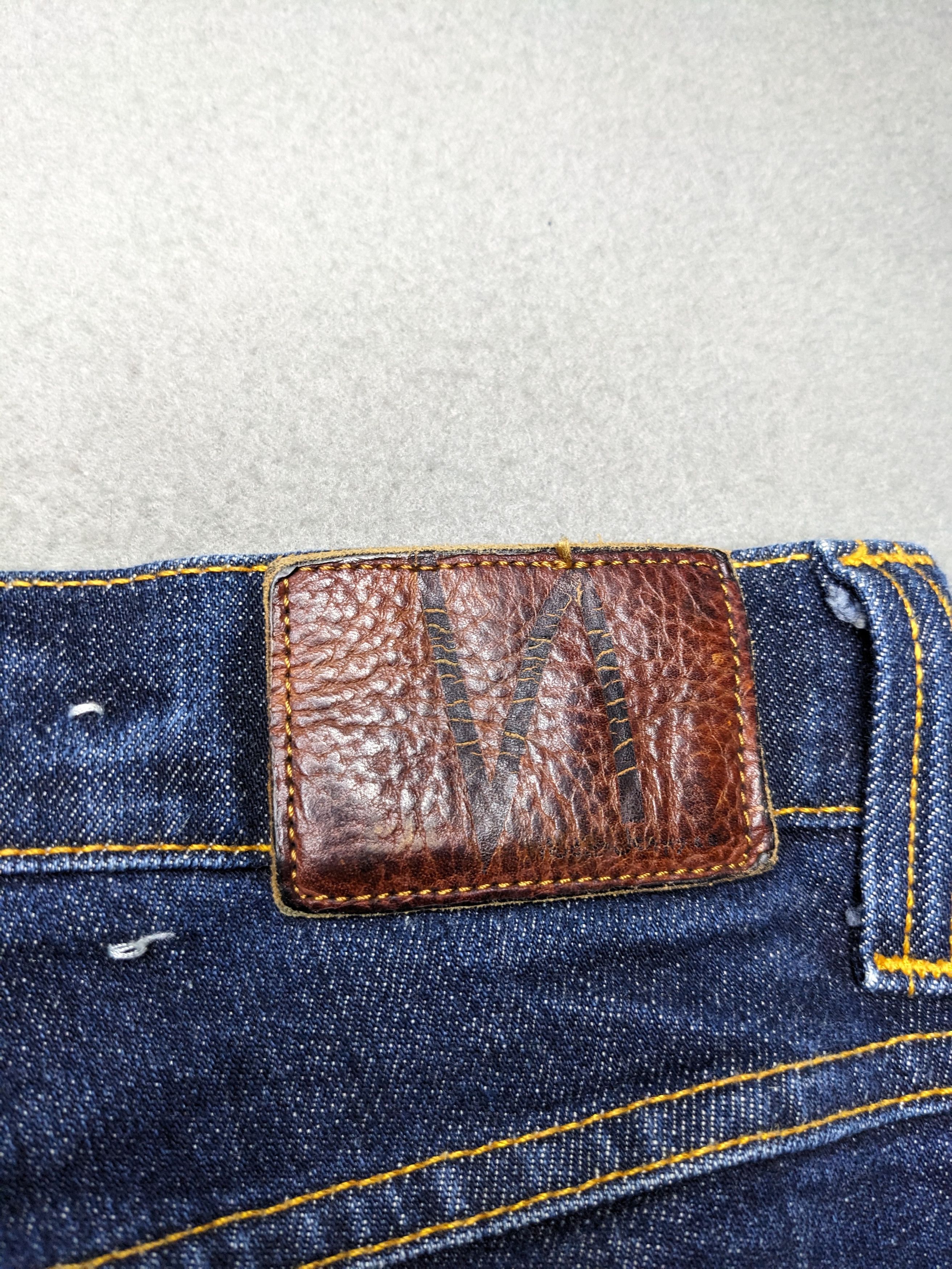 Nudie Jeans Nudie Jeans 30x31 Grim Tim Blue Denim Low Rise Slim Straight Size US 30 / EU 46 - 8 Thumbnail