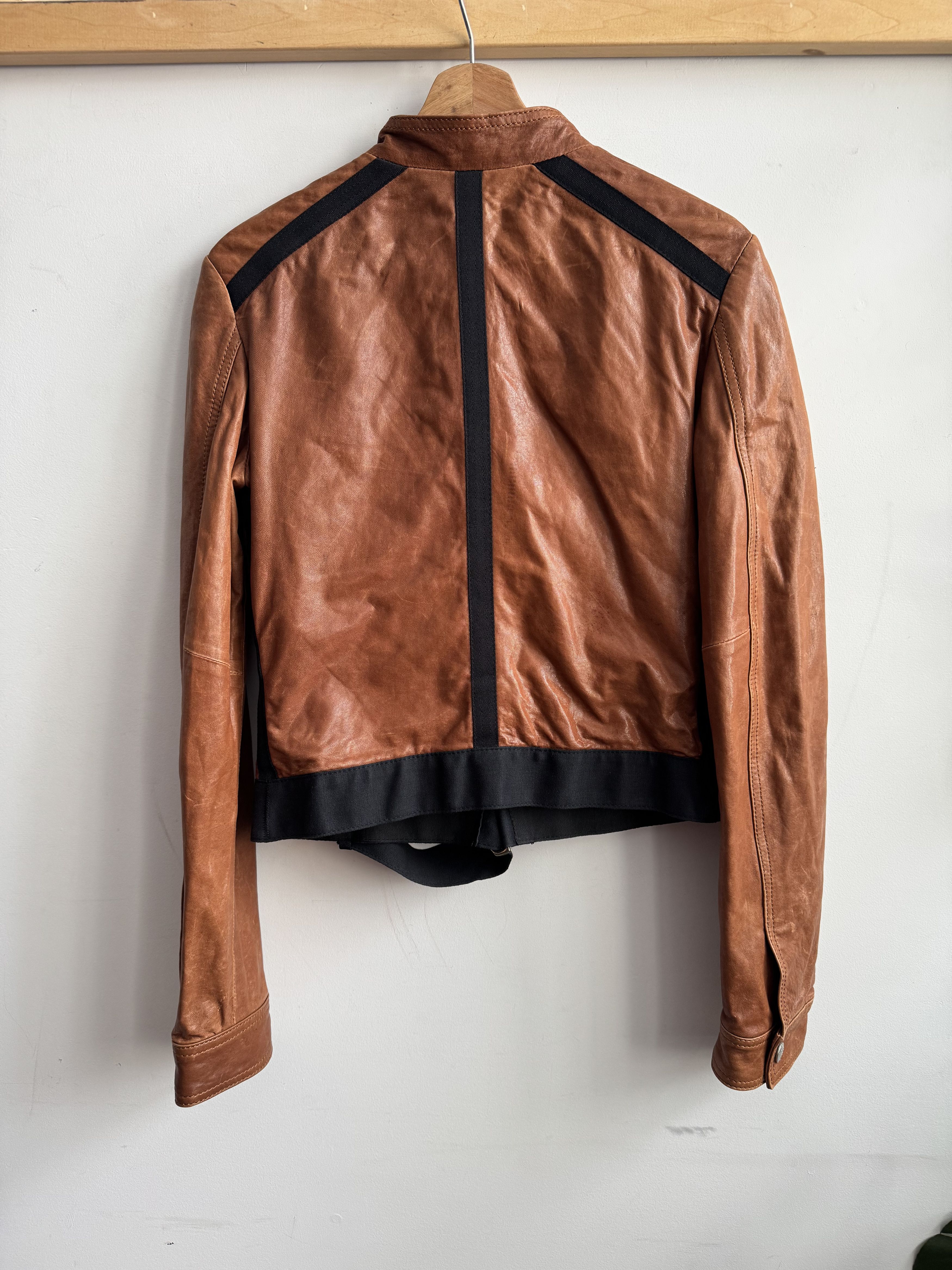 Dolce & Gabbana 00s Dolce & Gabbana Leather Jacket Size 44 Size M / US 6-8 / IT 42-44 - 2 Thumbnail