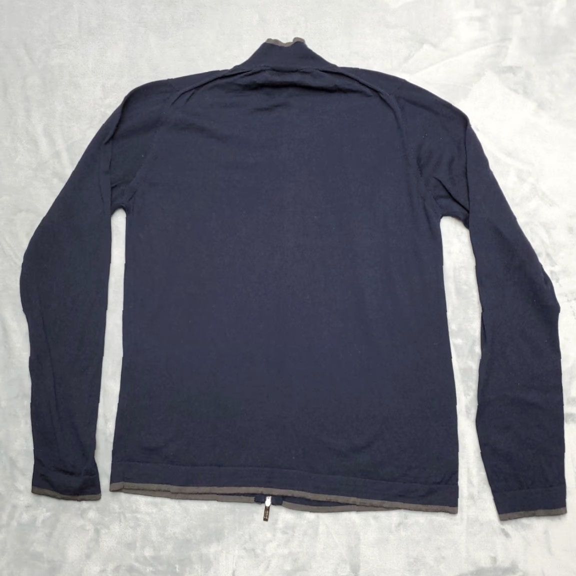 Armani VINTAGE Armani Collezioni Sweater Men L Black Wool Full Zip Knit Made in Romania Classic Size US L / EU 52-54 / 3 - 6 Thumbnail