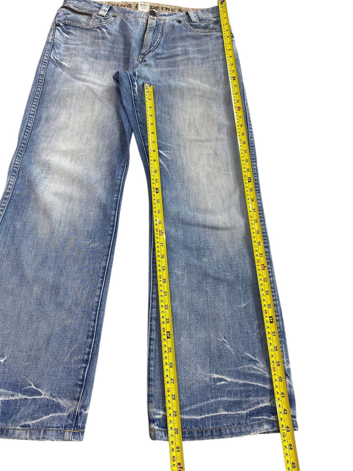 Japanese Brand Japanese Brand Faded Wash Style Straight Leg Jeans Size US 36 / EU 52 - 8 Thumbnail