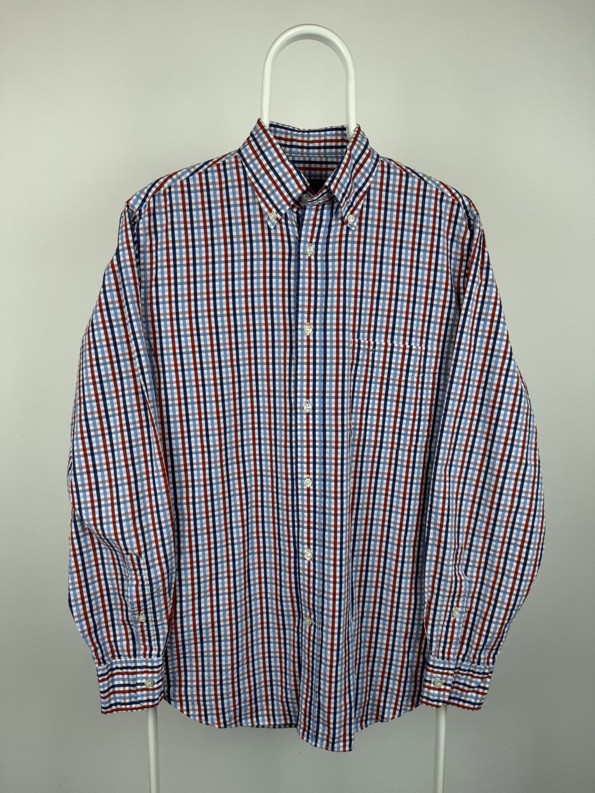 Paul & Shark Vintage Paul & Shark Multicolour Checkered Long Sleeve Shirt Size US XL / EU 56 / 4 - 1 Thumbnail