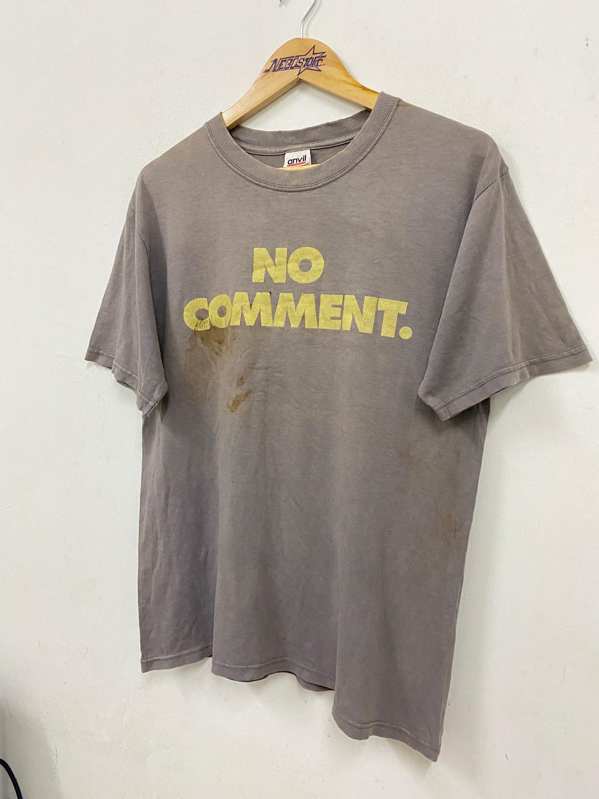 Vintage VTG 90s SUB POP no comment grunge distressed tees Size US M / EU 48-50 / 2 - 3 Thumbnail