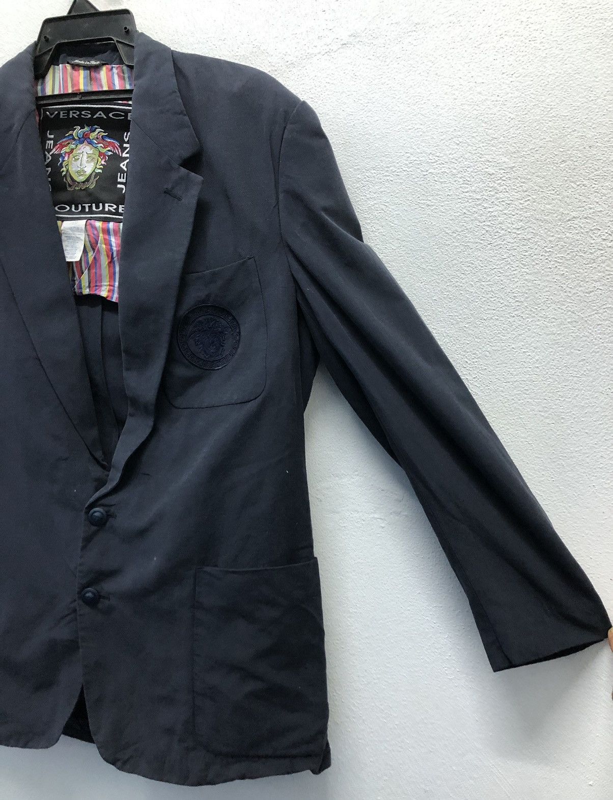 Versace Jeans Couture Vintage Versace Jeans Couture Made In Italy Blazer Size US L / EU 52-54 / 3 - 3 Thumbnail