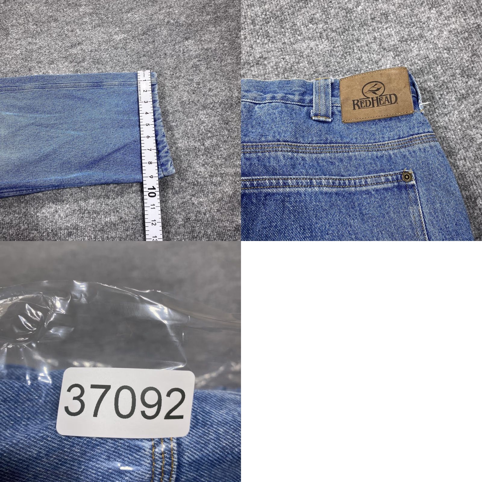 Vintage RedHead Jeans Mens 38x30 Blue Relaxed Straight Insulated Fleece Lined Denim 7254MN Winter Pockets Zip Fly Size US 38 / EU 54 - 8 Thumbnail