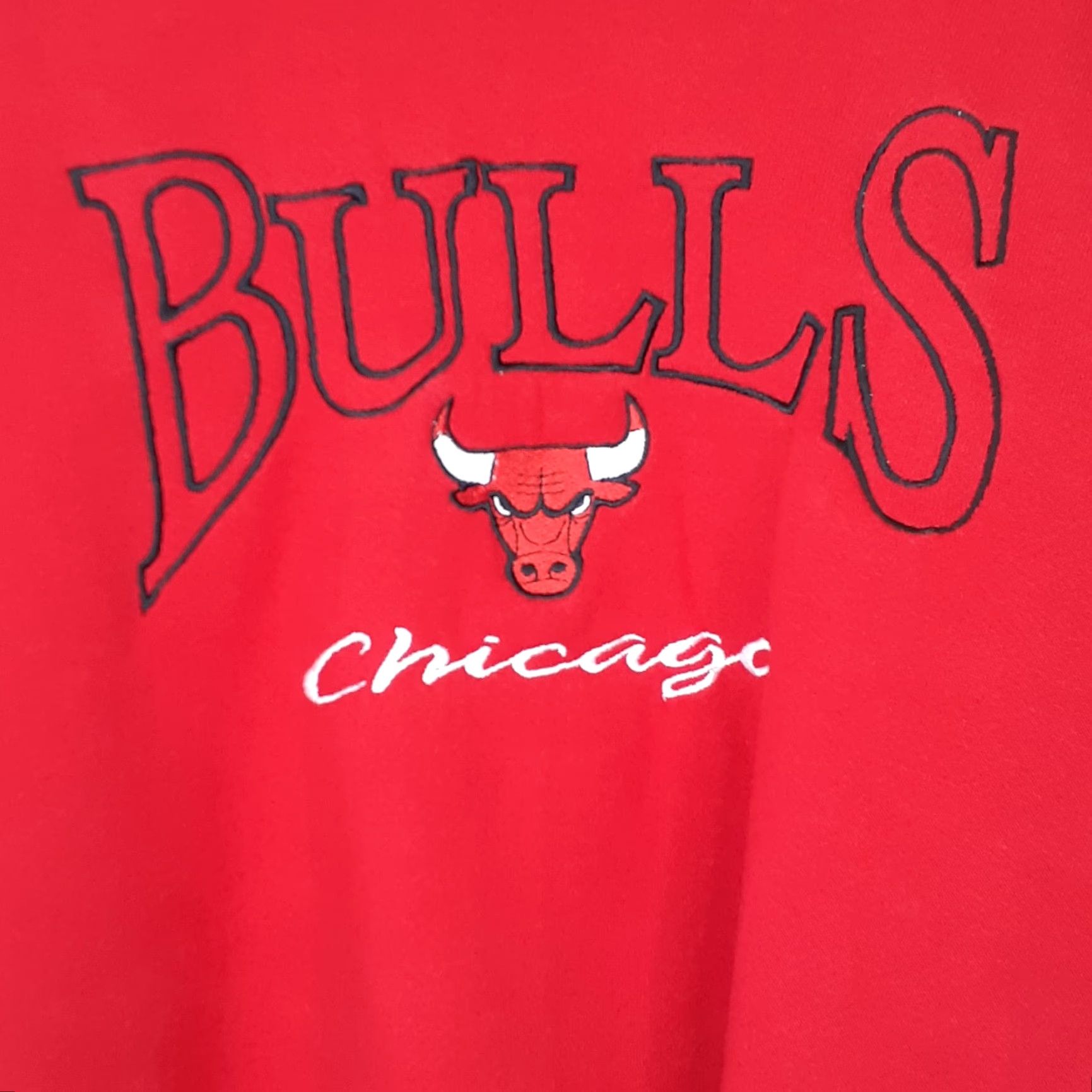 Lee VINTAGE Lee Sport Chicago Bulls Basketball Sweatshirt Embroidered Mens XL Red Size US XL / EU 56 / 4 - 2 Thumbnail