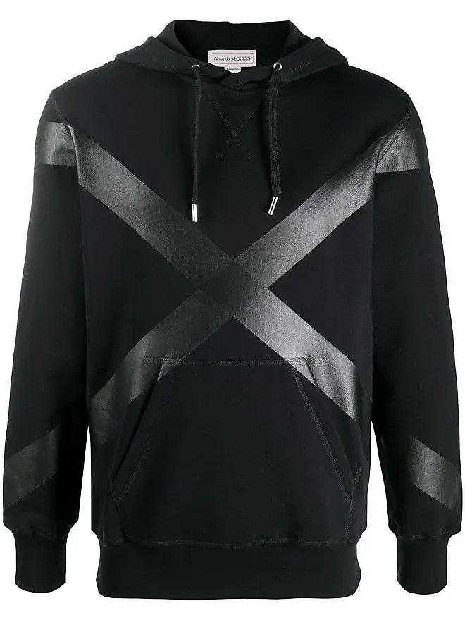 Alexander McQueen o1y1024 Hoodie Sweatshirt in Black Size US S / EU 44-46 / 1 - 1 Thumbnail