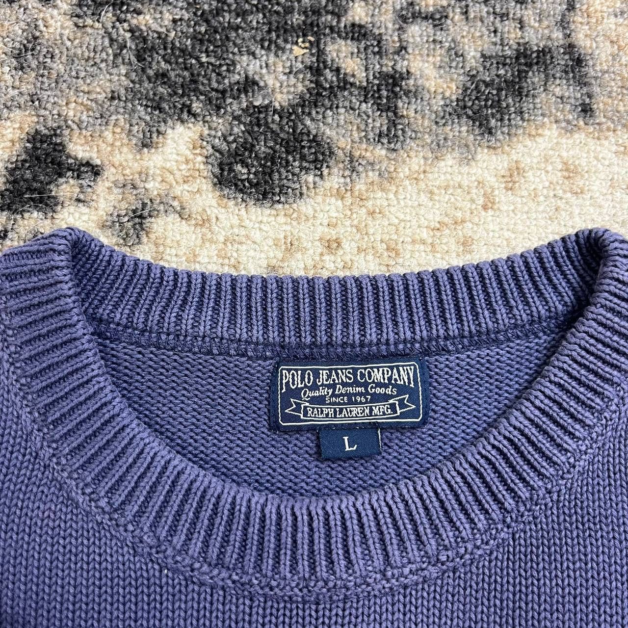 Polo Ralph Lauren Polo Jeans Ralph Lauren Mini Logo Knit Sweater Size US L / EU 52-54 / 3 - 5 Thumbnail