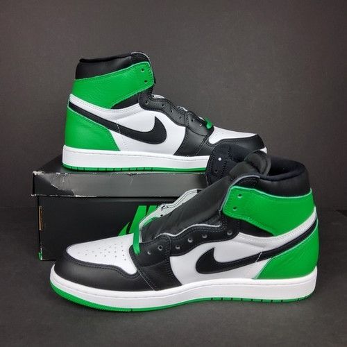 Jordan Brand Jordan 1 Retro High OG "Lucky Green" Size 12 Shoes Size US 12 / EU 45 - 2 Thumbnail