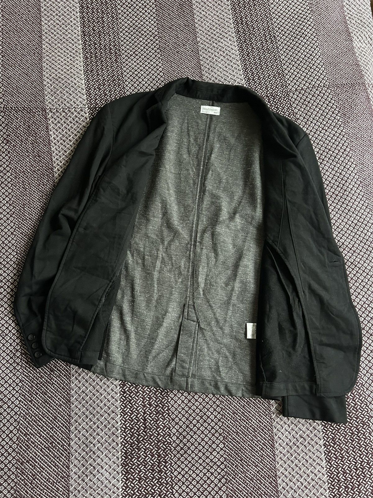 Japanese Brand Mens Blazer One Button KM027 Tokyo Japan 2002 Size XXL Rare Size 44R - 11 Thumbnail