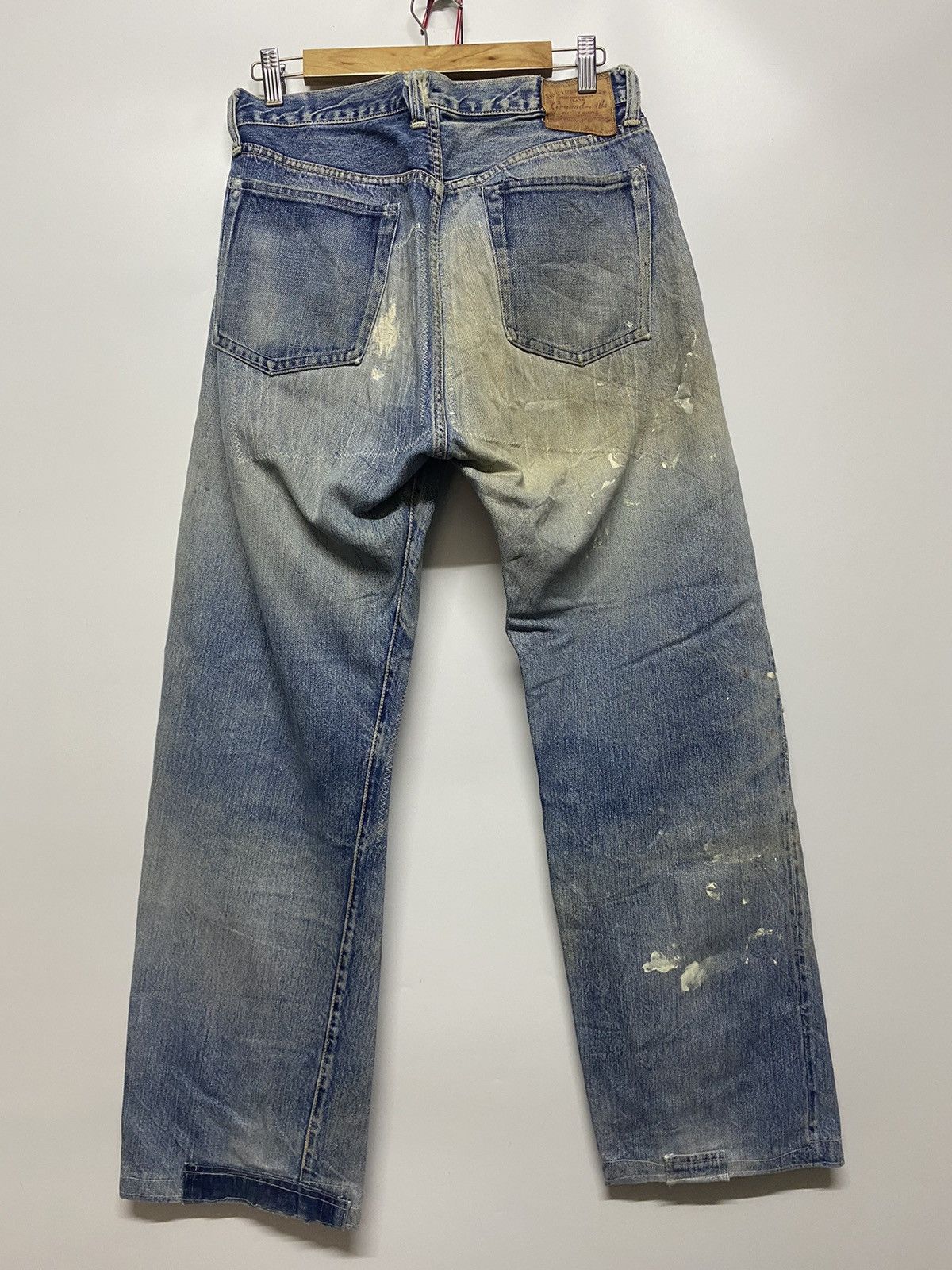 Japanese Brand × Vintage Vintage Ground-Alls Japanese Brand Distressed Denim Jeans Size US 30 / EU 46 - 2 Thumbnail