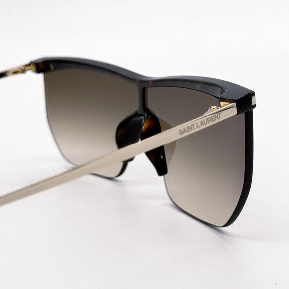 Saint Laurent Paris NEW SAINT LAURENT SL 519 MASK 003 BROWN GRADIENT WOMEN SL519 Size ONE SIZE - 6 Thumbnail