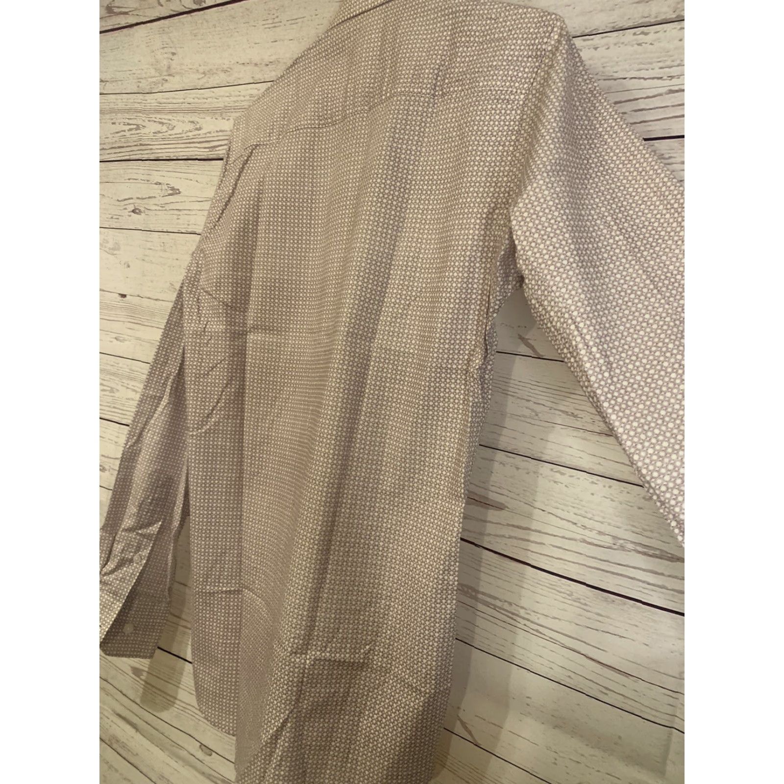 Tallia Tallia Sport Dress Shirt Mens 15 Pink Orange Long Sleeve Button-Down Collar 34/35 Regular Cuff Size 40R - 5 Thumbnail