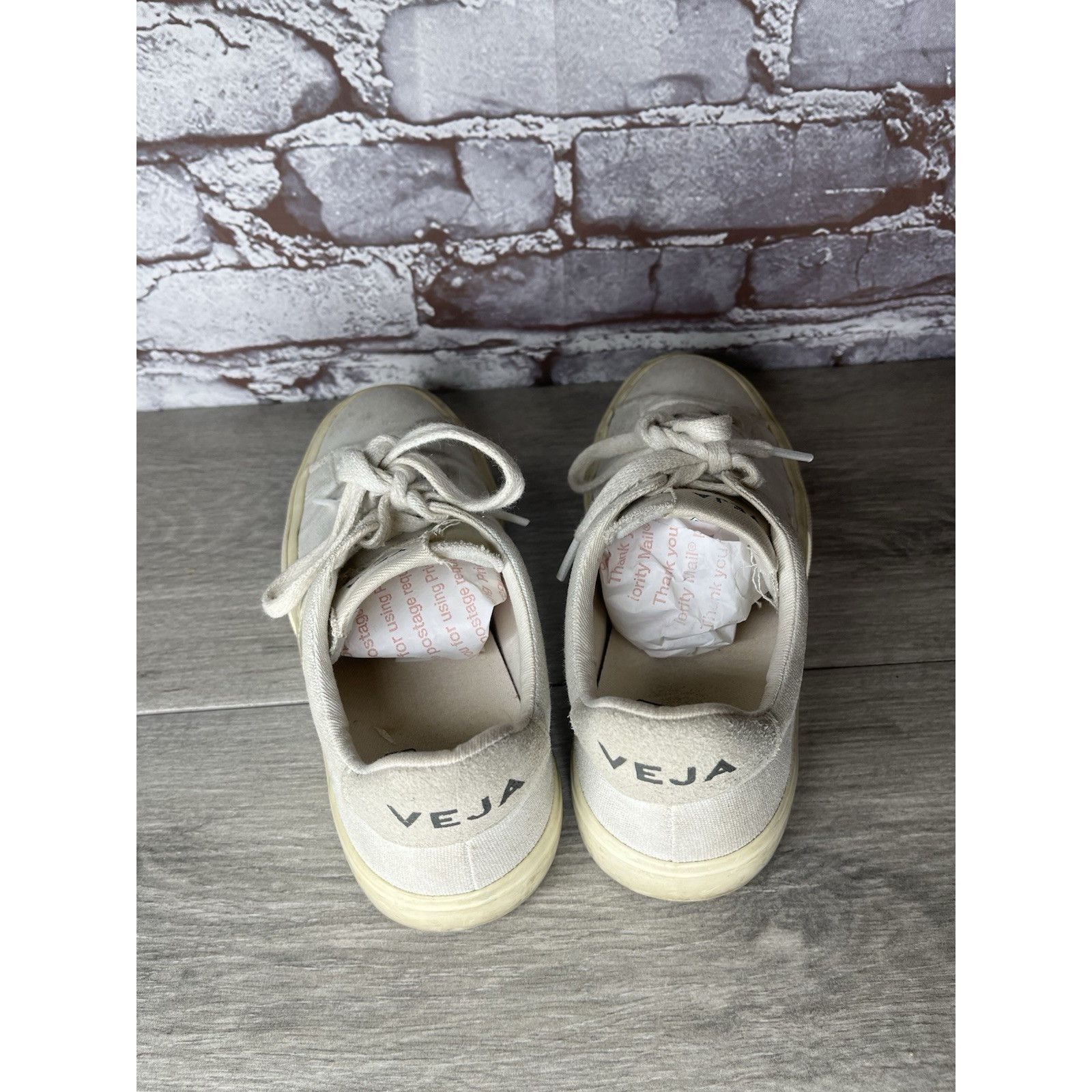 Veja Veja Campo Canvas White Low Top Fashion Sneakers Comfort Cas Size US 6 / IT 36 - 7 Thumbnail