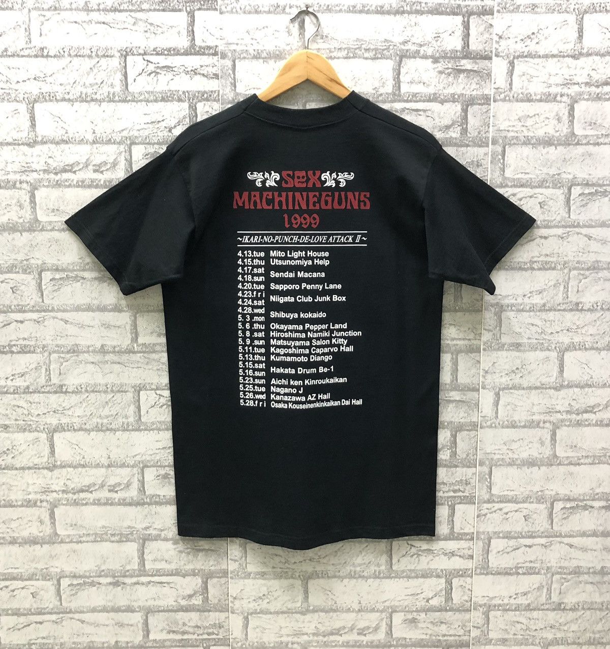 Band Tees Vintage Sex Machineguns 1999 Japanese Heavy Metal Band Tee Size US M / EU 48-50 / 2 - 2 Thumbnail