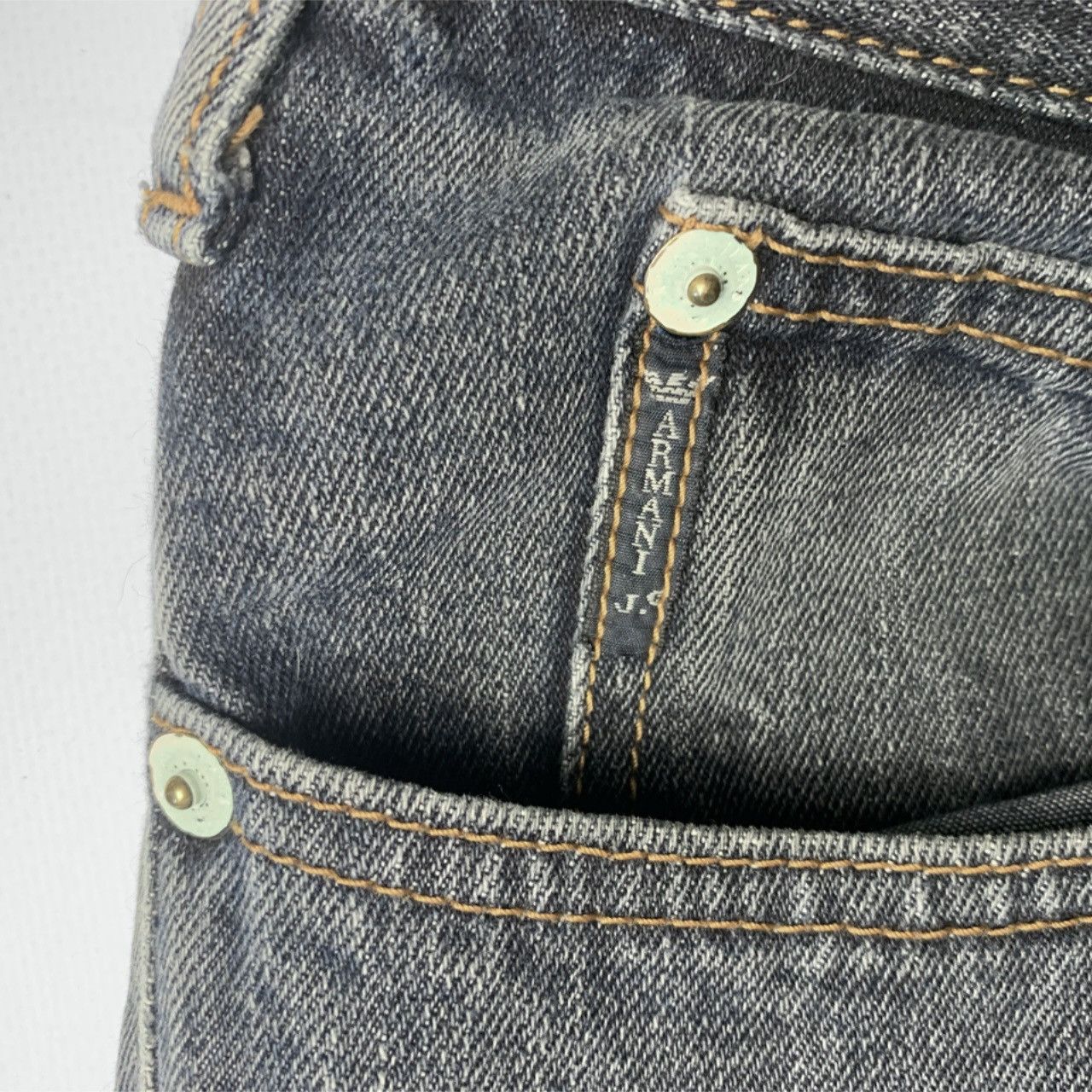 Armani × Vintage Armani Jeans Vintage Denim Size US 34 / EU 50 - 6 Thumbnail