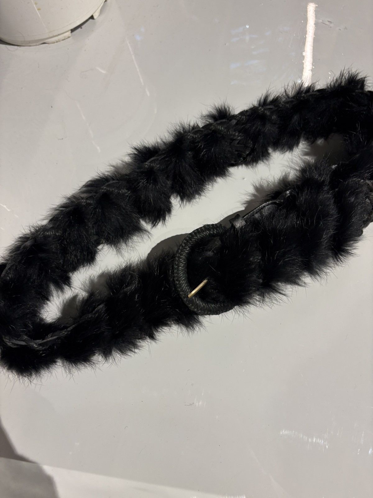 Vintage y2k fur belt Size ONE SIZE - 9 Thumbnail