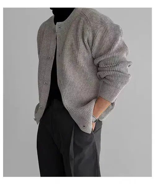 Aran Isles Knitwear Vintage Gray L Buttoned Casual Sweater Knit Jacket Size US L / EU 52-54 / 3 - 5 Thumbnail