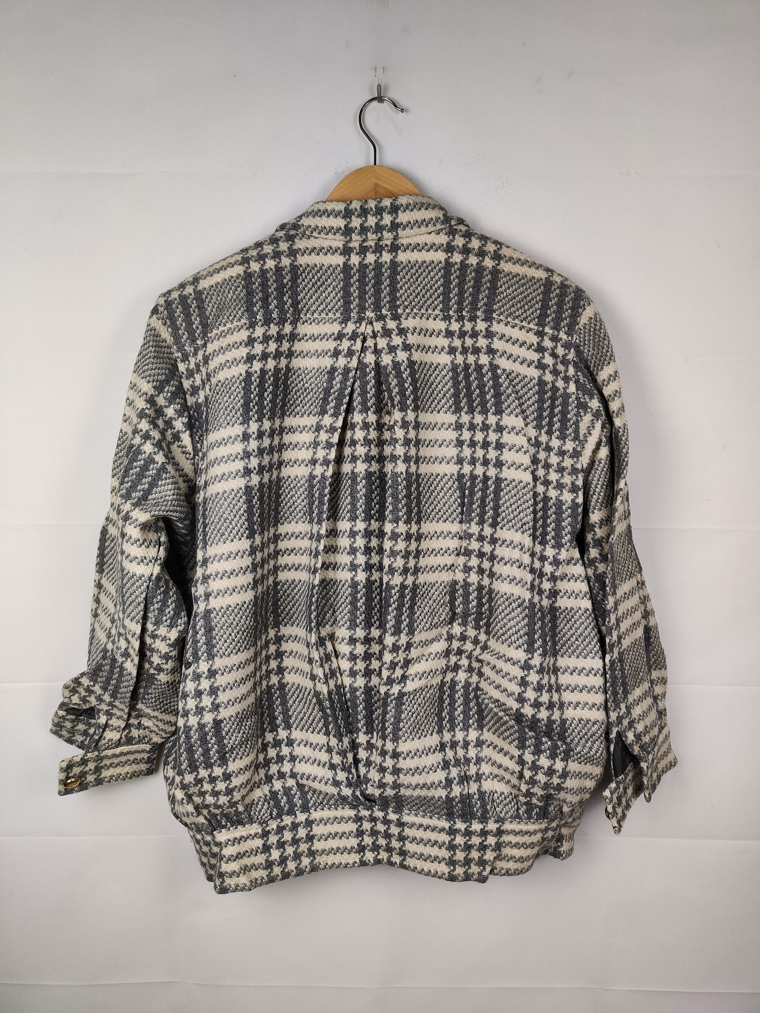 Nina Ricci NINA RICCI double-breasted plaid cocoon jacket Size XL / US 12-14 / IT 48-50 - 6 Thumbnail