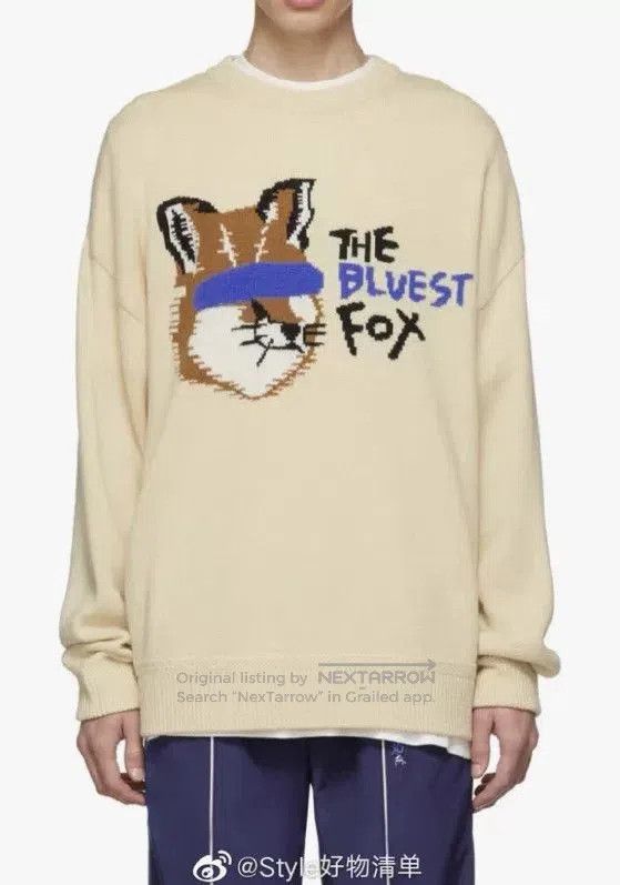 Maison Kitsune Maison Kitsune Ader Loose Knit Sweater. Size US M / EU 48-50 / 2 - 6 Thumbnail