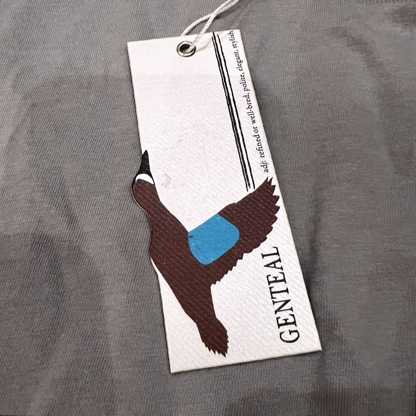 Vintage VINTAGE GenTeal Men's T-Shirt 2XL Casual Crew Neck Cotton Gray Activewear Outdoor Size US XXL / EU 58 / 5 - 3 Thumbnail