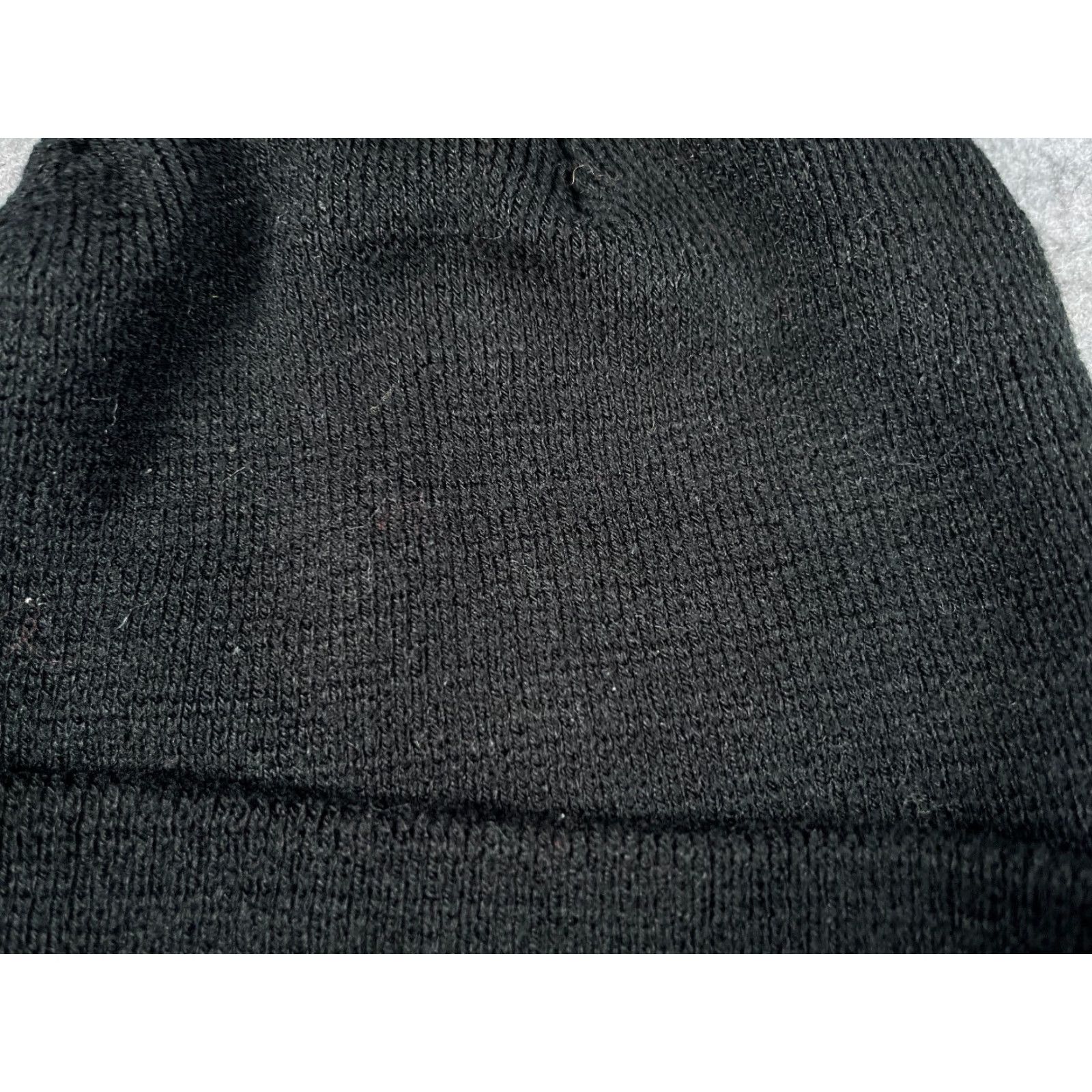 Vintage Target Beanie Adult One Size Black Knit Acrylic Spandex Blend Ski Snow Size ONE SIZE - 2 Thumbnail