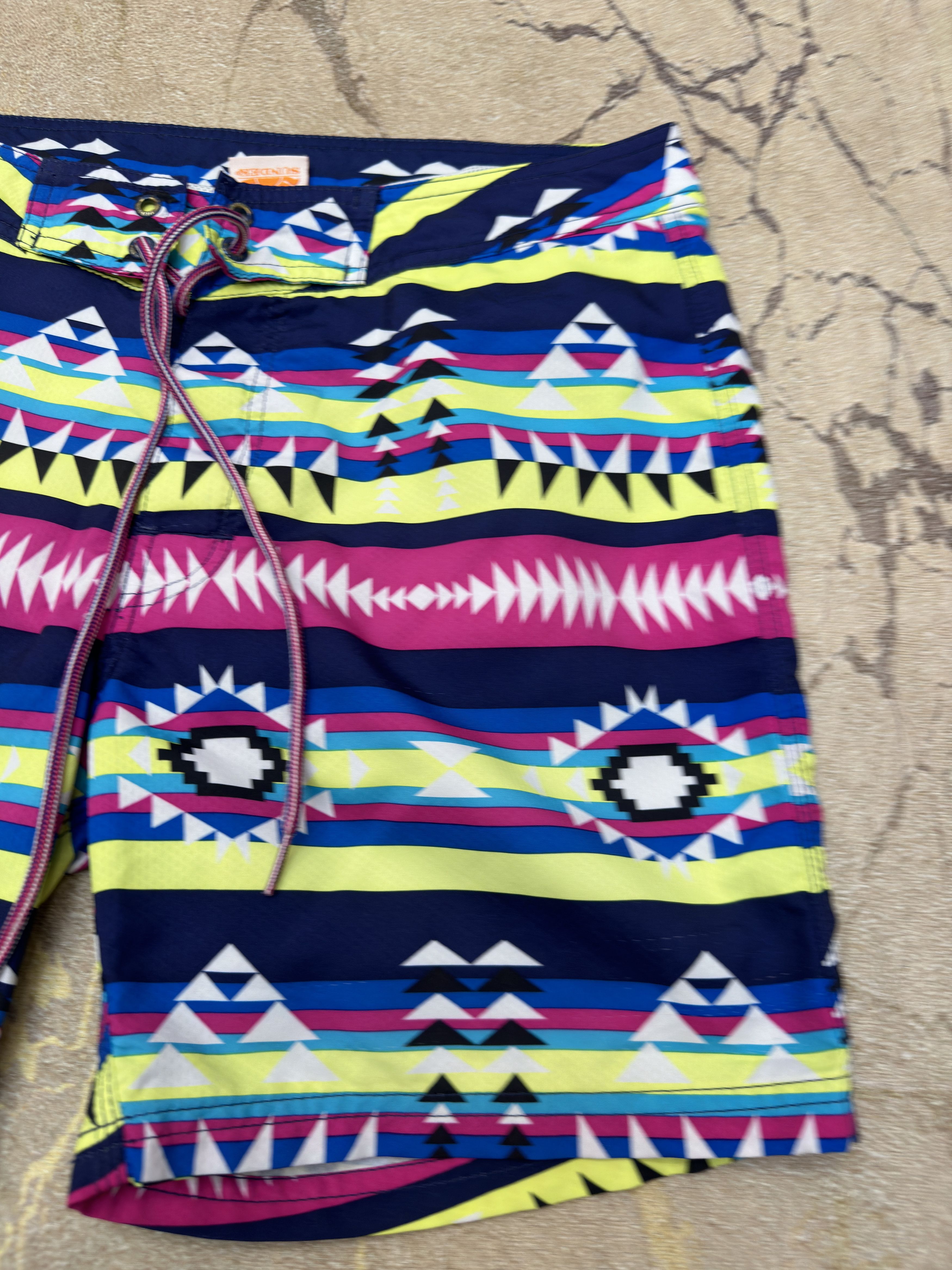 Sundek Roman Style Sundek 29 Beach Shorts Trunks Bath Suit size 29 Size US 29 - 6 Thumbnail