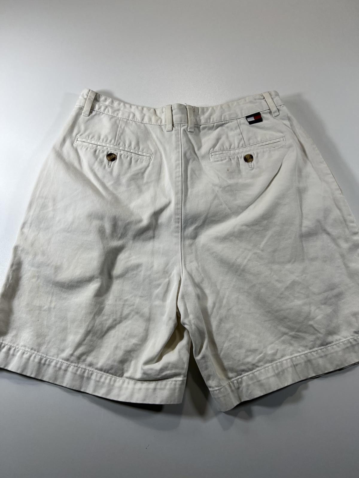 Other Vintage Tommy Hilfiger Classic White Pleated Shorts 33 Size US 32 / EU 48 - 10 Thumbnail