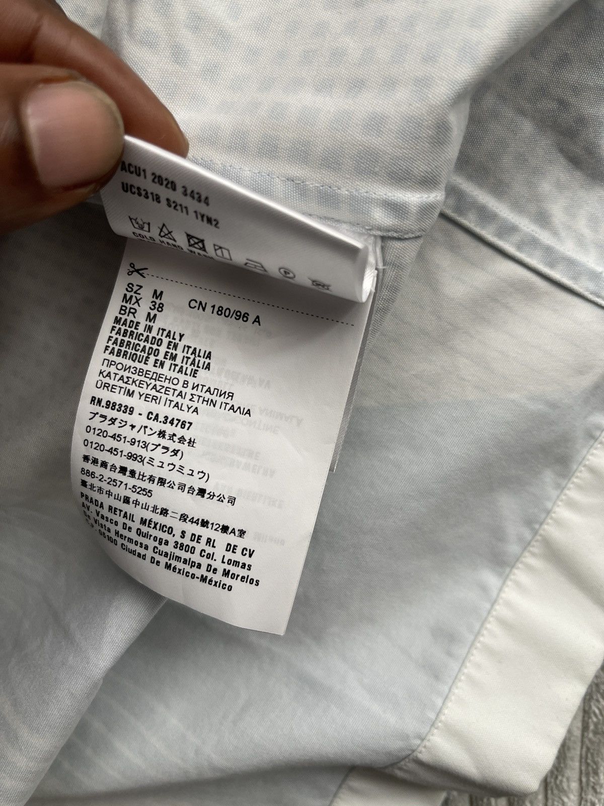Prada Prada Shirt , Medium Size US M / EU 48-50 / 2 - 9 Thumbnail