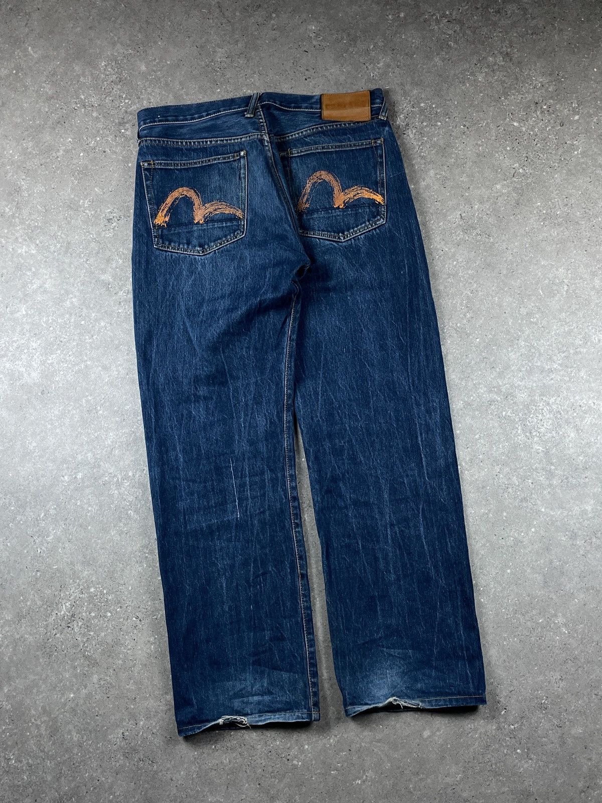 Evisu Vintage y2k evisu japanese 00s denim jeans pants Size US 33 - 1 Thumbnail