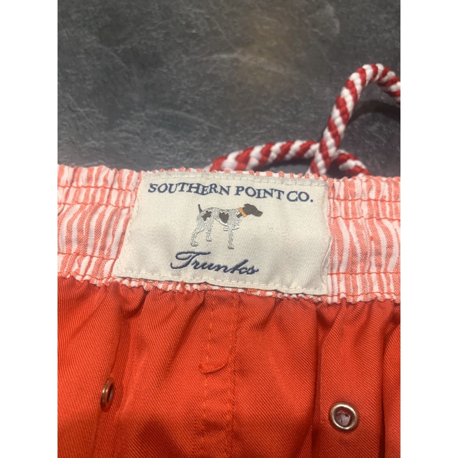Vintage Southern Point Men’s 2XL Red Swim Trunks with Pockets Size US 39 - 7 Thumbnail