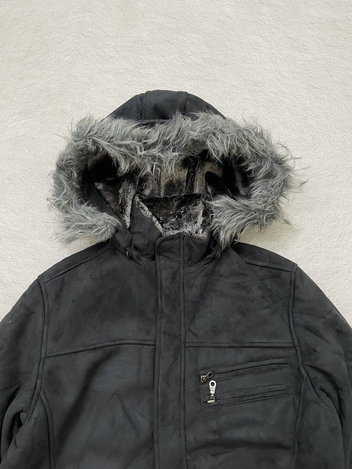 Tornado Mart 2000s Japan Faux Fur Jacket GOA ifsix LGB y’s y2k Vkei Style Size US L / EU 52-54 / 3 - 2 Thumbnail