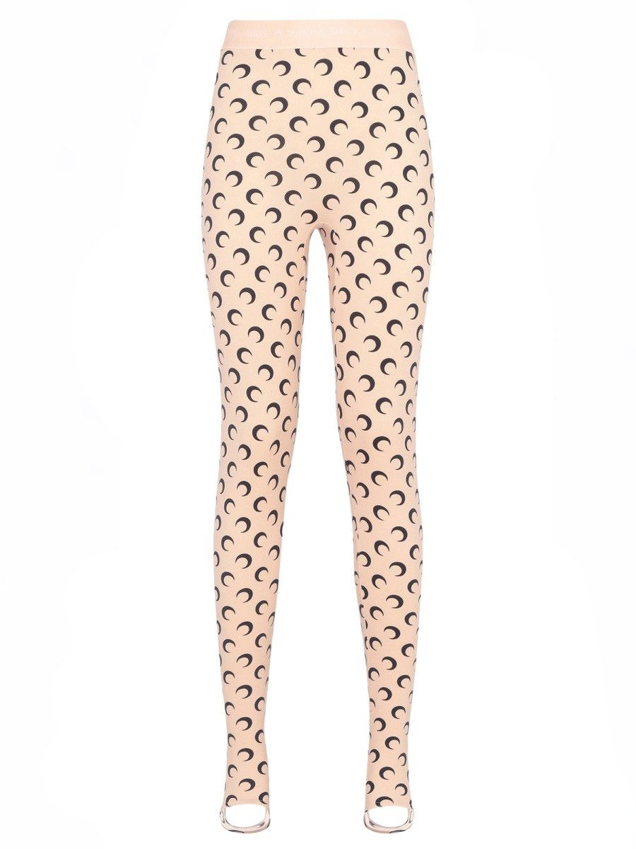 Marine Serre MARINE SERRE "MOON" LEGGINGS - NUDE Size 28" / US 6 / IT 42 - 1 Thumbnail