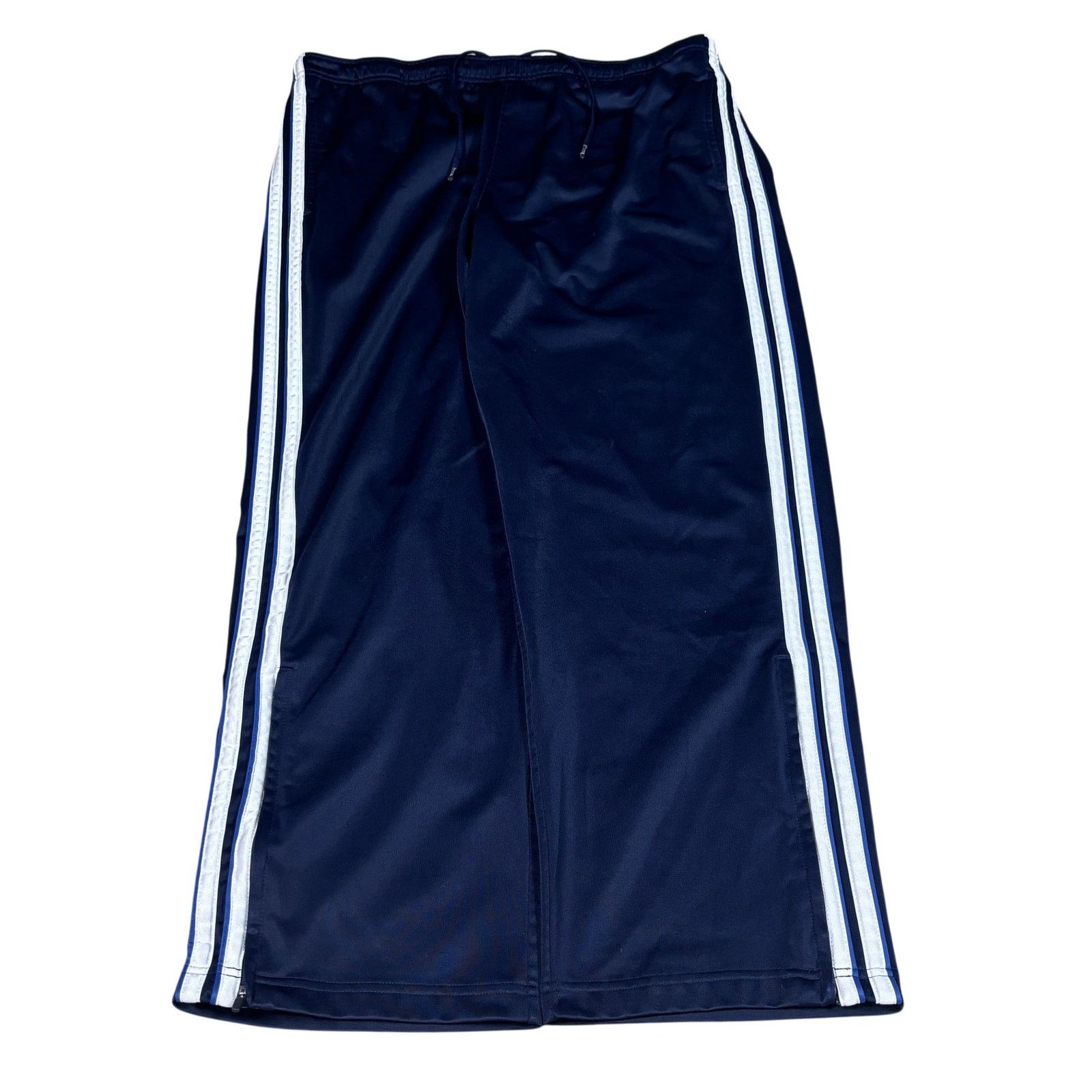 Tek Gear y2k 2000s Tek Gear baggy wide leg blue striped sweatpants L Size US 38 / EU 54 - 1 Thumbnail