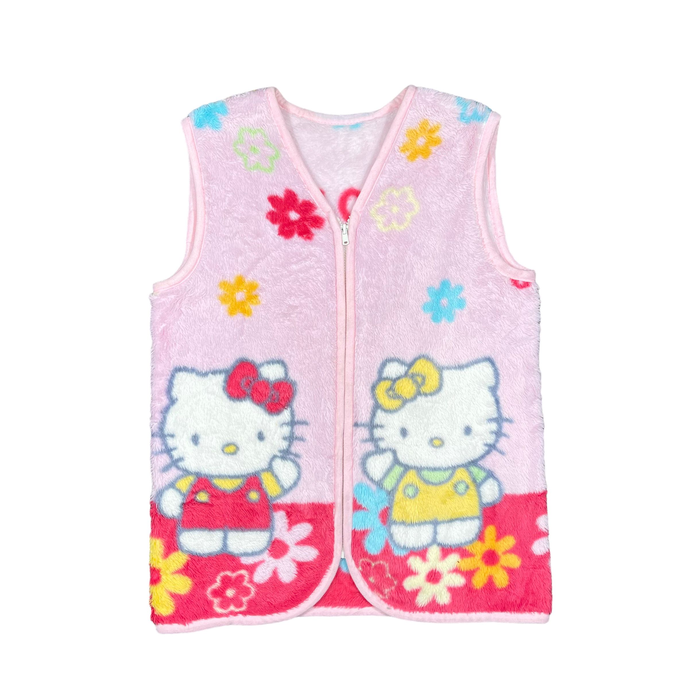 Hello Kitty Anime Cute Fleece Graphic Vest