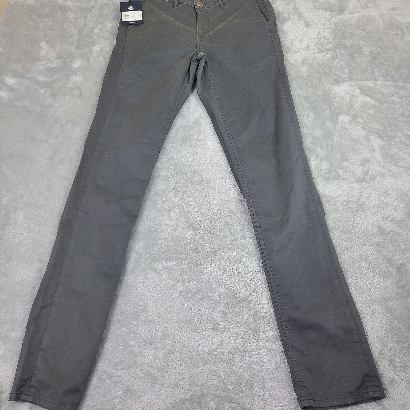 Vintage Serge Blanco Mens Gray Chino Dress Pants Size 31 New With Ta Size US 31 - 4 Thumbnail