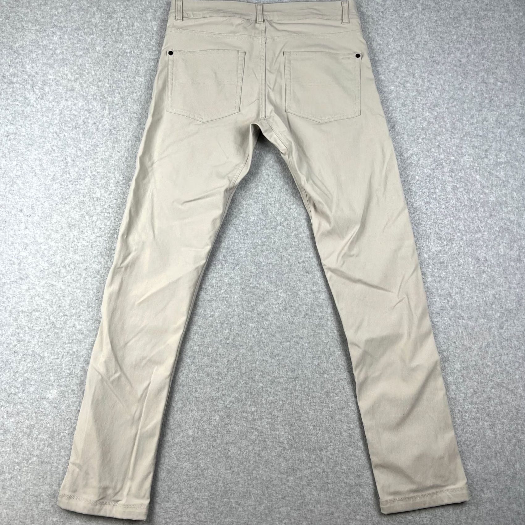 Vintage Western Rise Pants Mens 30 Beige Stretch Nylon Hiking 30x30 Outdoors Trail Size US 30 / EU 46 - 2 Thumbnail
