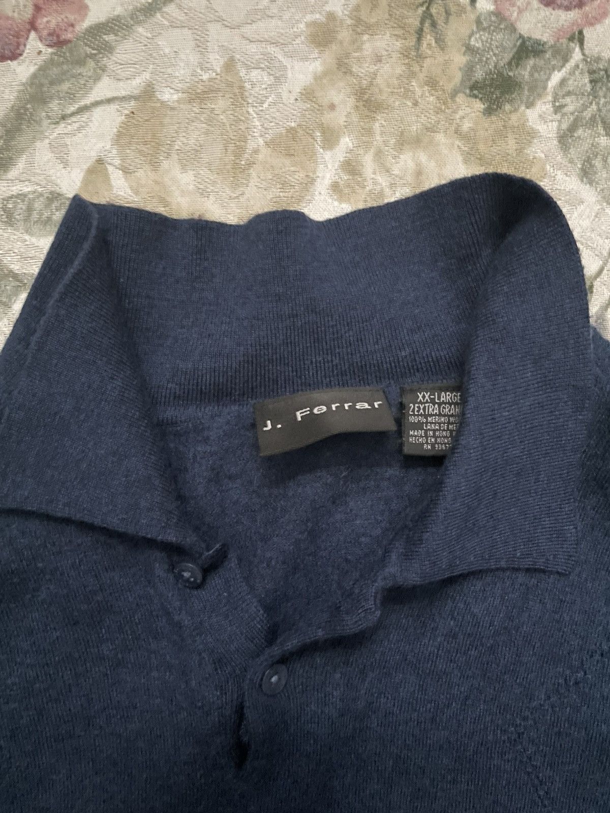 J Ferrar J. Ferrar Quarter Button Up Size US XXL / EU 58 / 5 - 2 Thumbnail