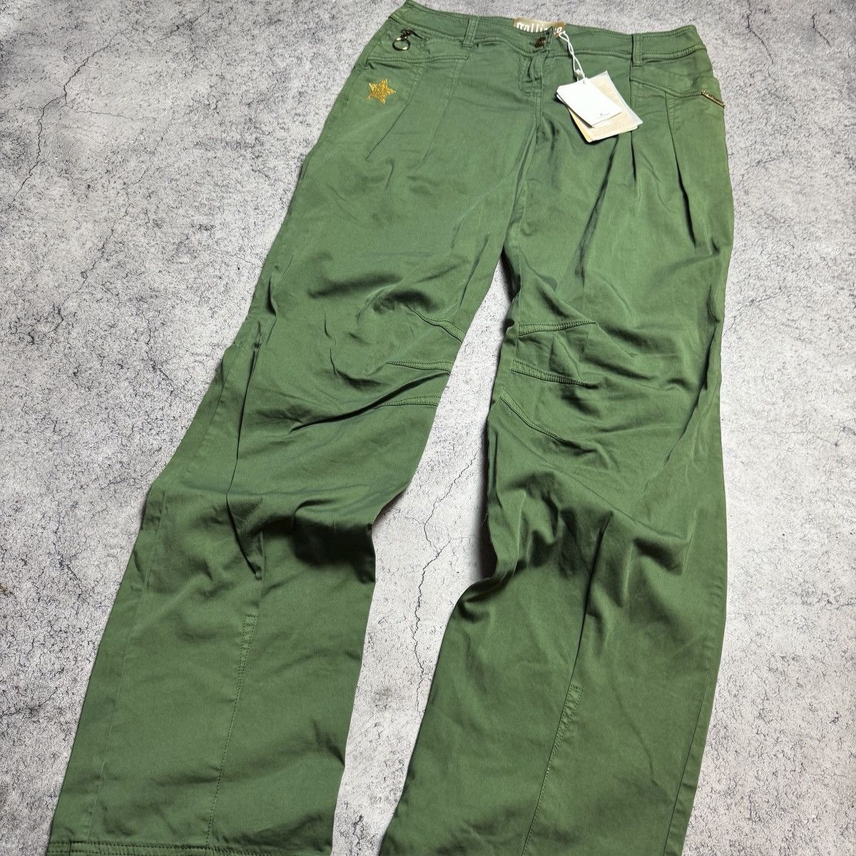 John Galliano NEW Galliano Glitter Girls Rare Pants Size 28" / US 6 / IT 42 - 3 Thumbnail