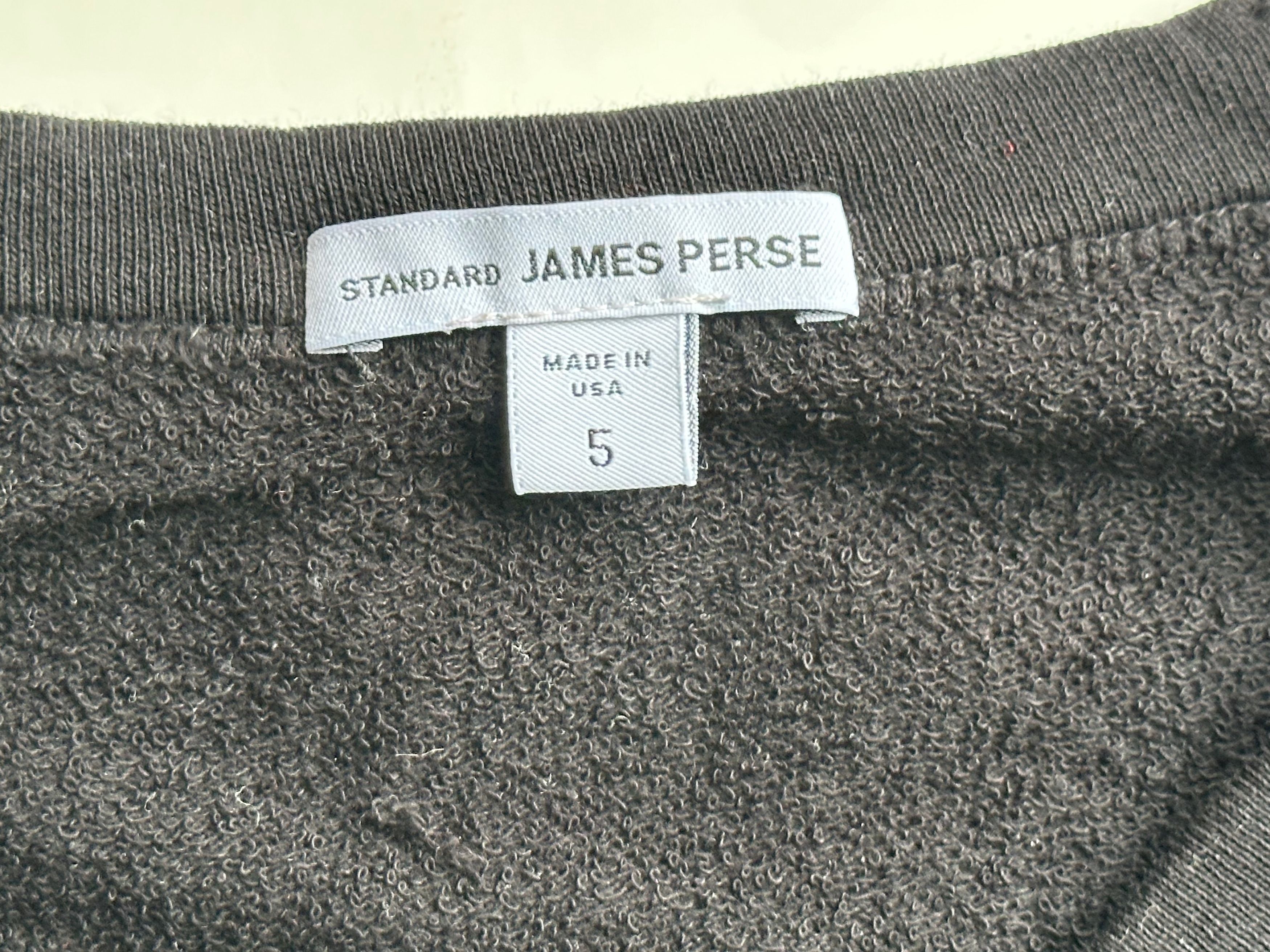James Perse James Perse Supima Cotton Pullover - Black - Size 5 (XXL) Size US XXL / EU 58 / 5 - 3 Thumbnail