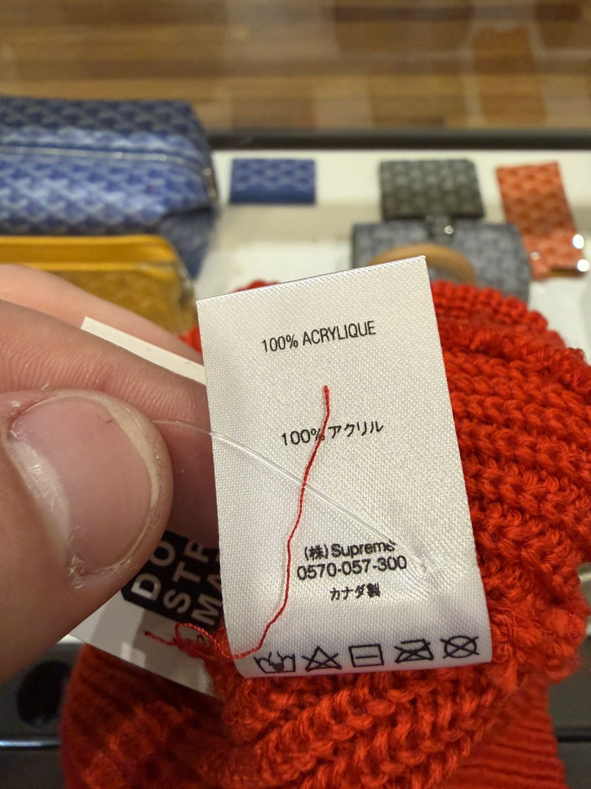 Supreme Supreme Gonz Logo Beanie - Red Size ONE SIZE - 4 Thumbnail