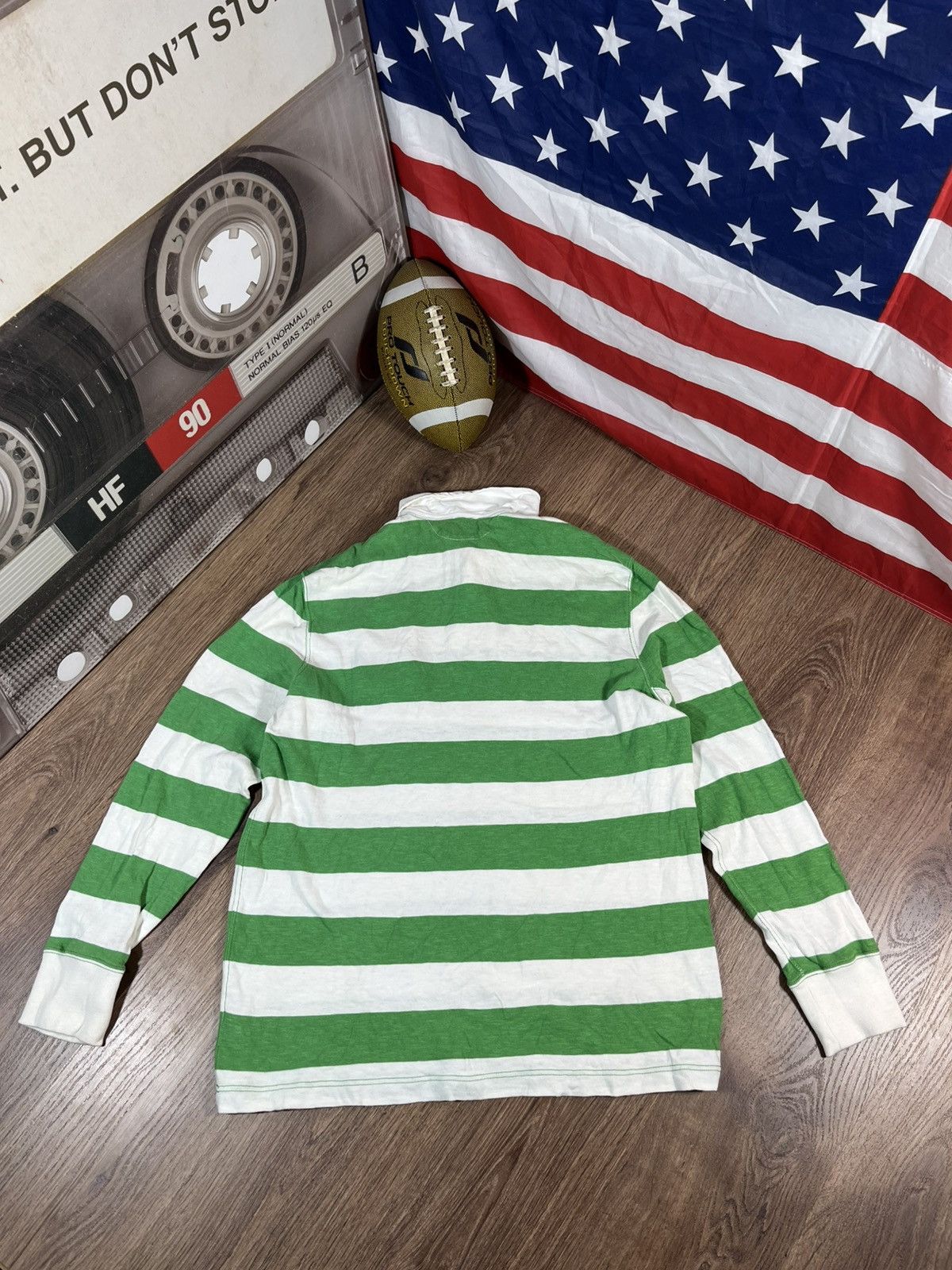 Polo Ralph Lauren Vintage Polo Ralph Lauren Rugby Long Sleeve Shirt 90s Size US XL / EU 56 / 4 - 11 Thumbnail