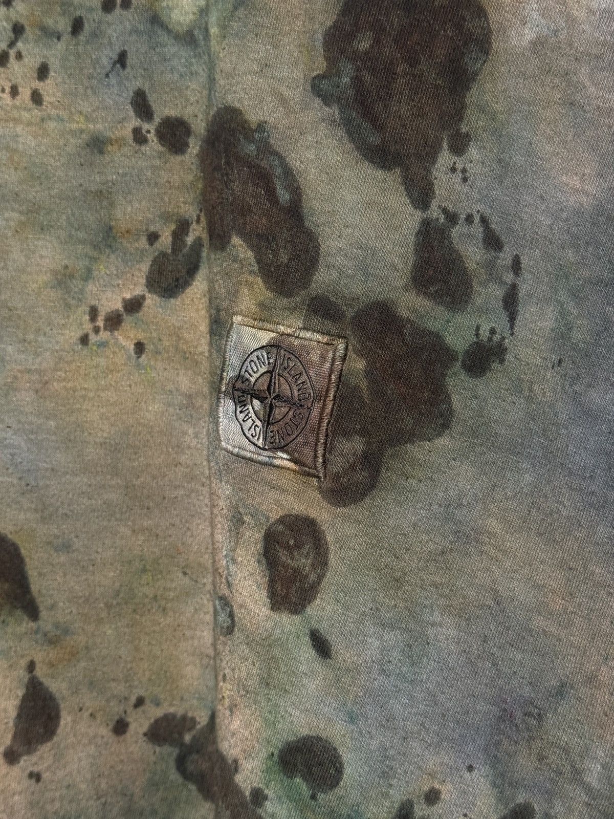 Stone Island stone island 1of1 overdyed painters t shirt Size US XXL / EU 58 / 5 - 4 Thumbnail