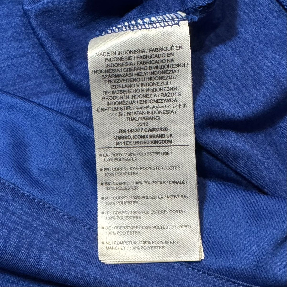 Umbro EVERTON 2018-2019 Home Jersey Size US L / EU 52-54 / 3 - 9 Thumbnail