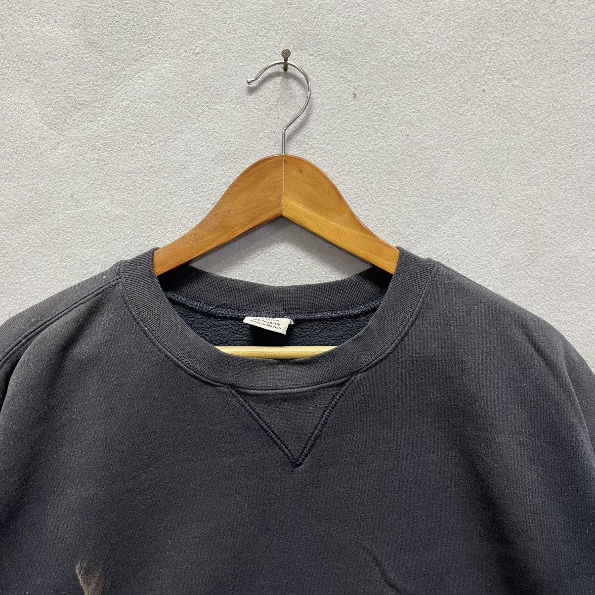 Carhartt Vintage Carhartt Faded Black Workwear Crewneck Sweatshir Size US XL / EU 56 / 4 - 2 Thumbnail