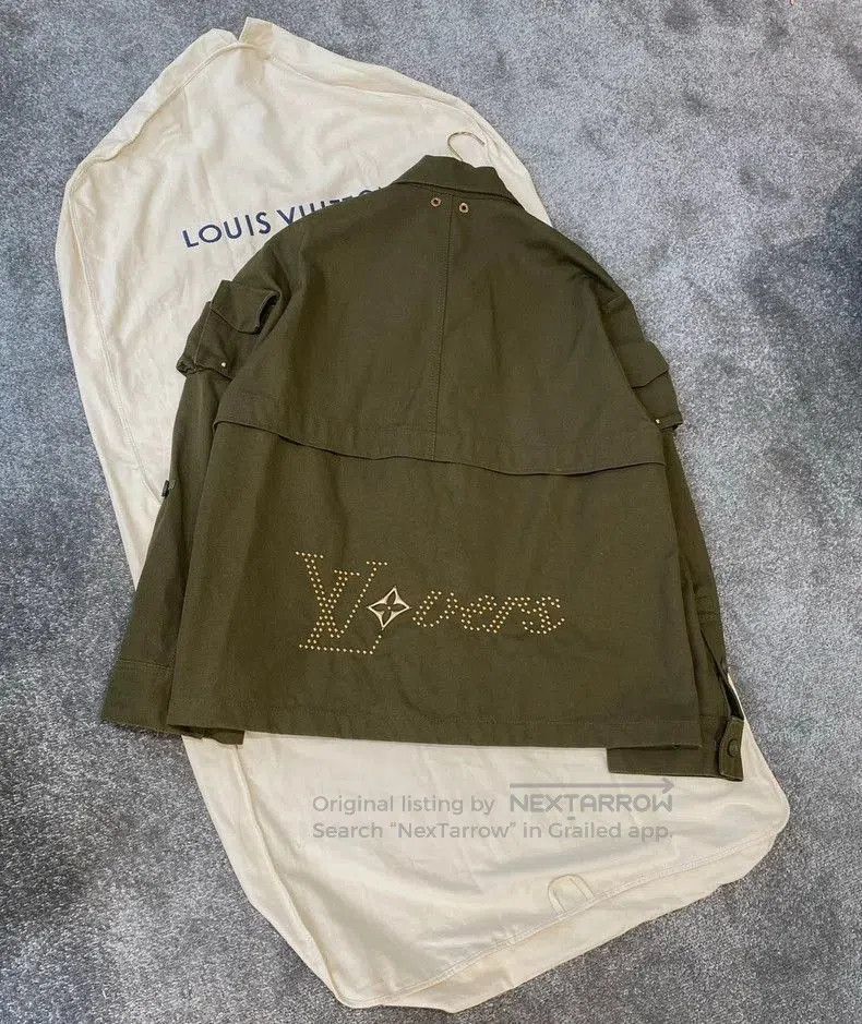 Louis Vuitton LV Satin Embroidered Jacket. Size US M / EU 48-50 / 2 - 3 Thumbnail