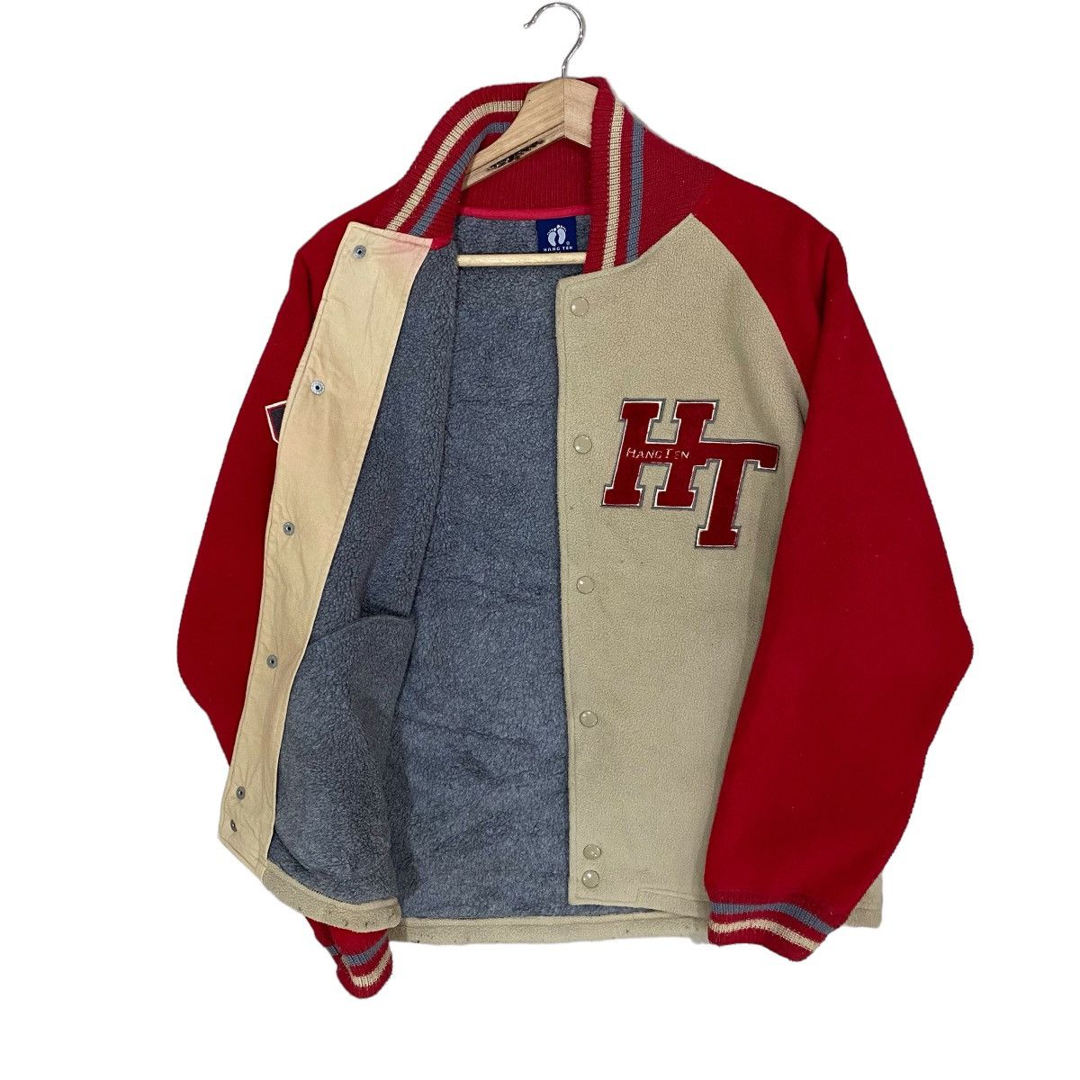 Hang Ten VINTAGE HANG TEN 56 SPELL OUT WOOL VARSITY Size US M / EU 48-50 / 2 - 7 Thumbnail